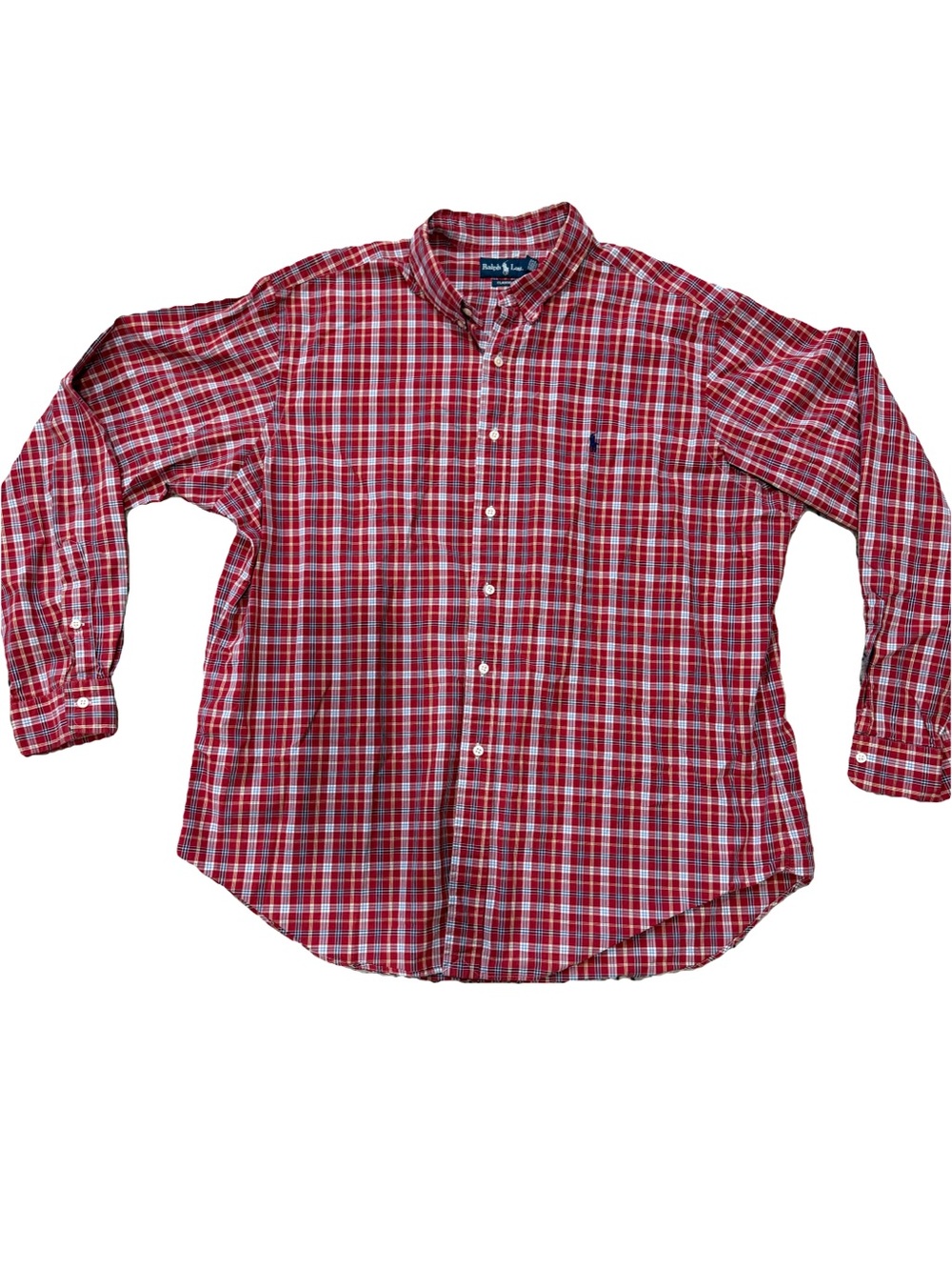 Ralph Lauren‎ Red Plaid Button-Down Shirt